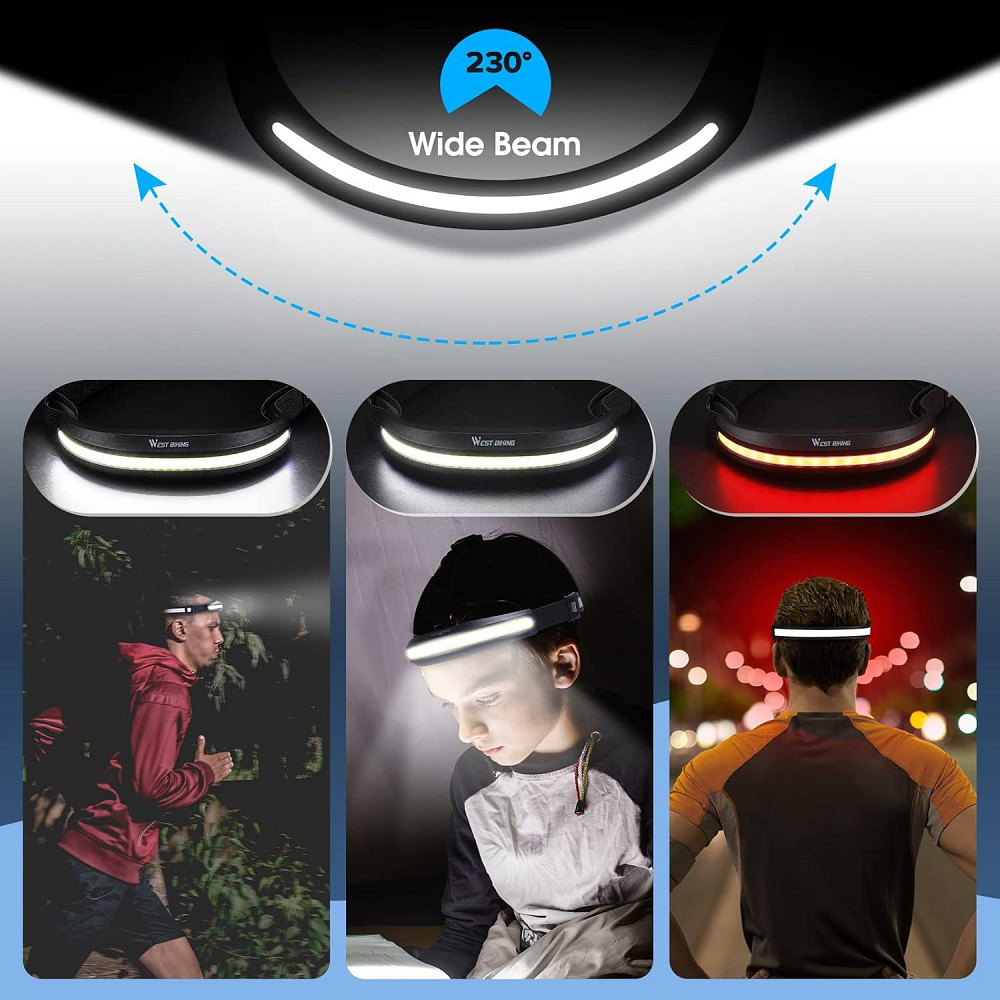 Налобний акумуляторний ліхтар West Biking Луцьк - фото 2