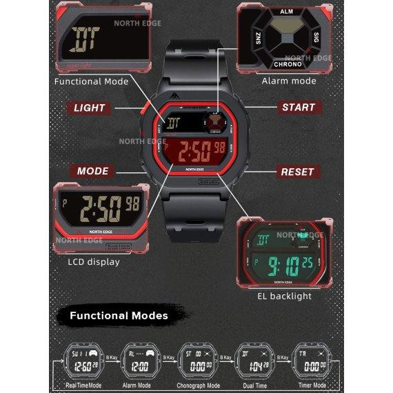 Часы мужские водостойкие North Edge X1 5BAR Винница - изображение 6