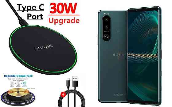 Бездротовий зарядний пристрій Copper до 30W для OnePlus Ace 6, USB-C, LED Київ