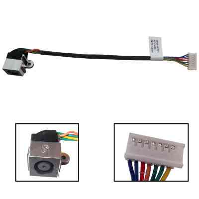 Роз&apos;єм живлення ноутбука з кабелем для Dell PJ541 (7.4mm x 5.0mm + center pin), 8(7)- Универсальный (A49059) Вінниця