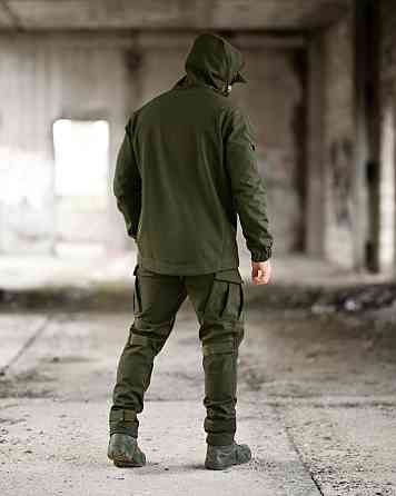 Демисезонный тактический костюм софтшел DEMENTIOZ олива ВТ6843 Одесса