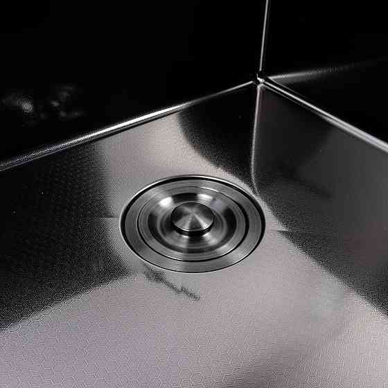 CM 78*50 R DÉCOR Мийка PVD чорна Valeso Handmade (3.0/0.8) Коломыя