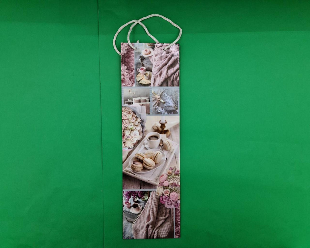 Пакет бумажный подарочный под бутылку  12/9/36(артBUT-83) (12 шт) Харьков - изображение 4