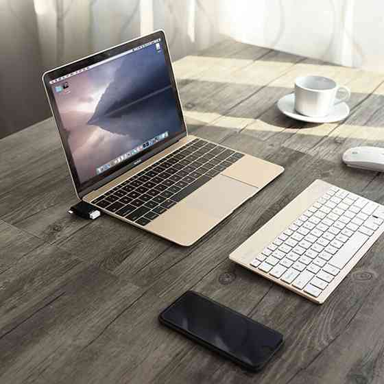 2 в 1 OTG адаптер Ugreen Micro USB + USB-C к USB3.0 30453 (Черный) Николаев
