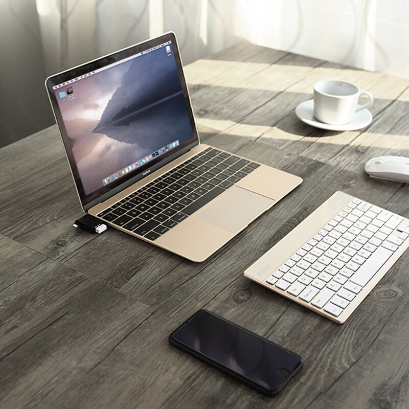 2 в 1 OTG адаптер Ugreen Micro USB + USB-C к USB3.0 30453 (Черный) Николаев - изображение 6