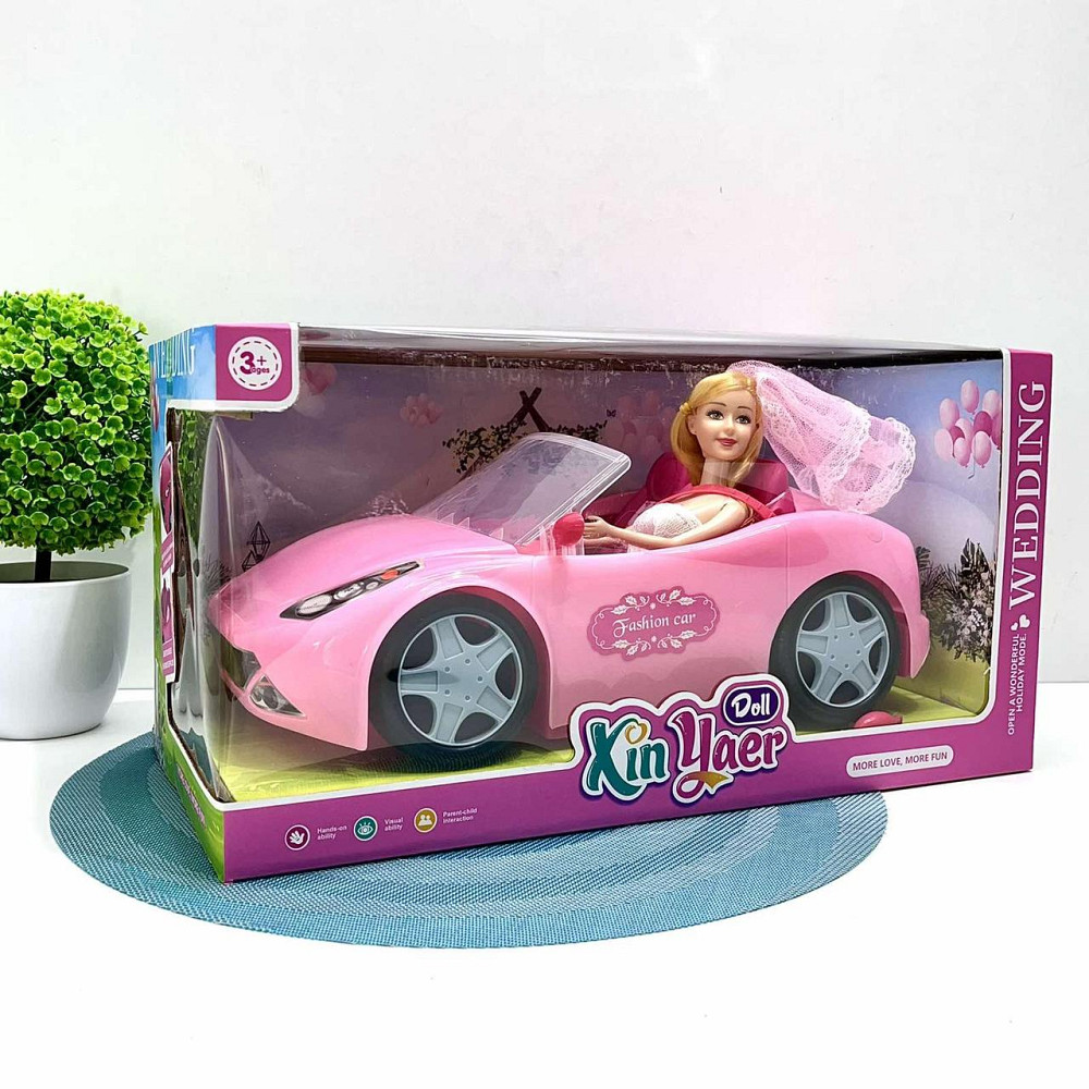 Лялька наречена 27см з машиною 33,5 см Вид 2 Рожевий (925-179-80-81) Чернігів - фото 10