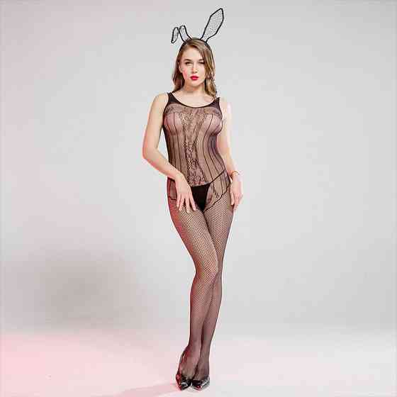 Эротический бодистокинг кружевной из сетки,женское сексуальное белье,универсальный размер рост:145–185 см, One Size черный,7522 Каменец-Подольский