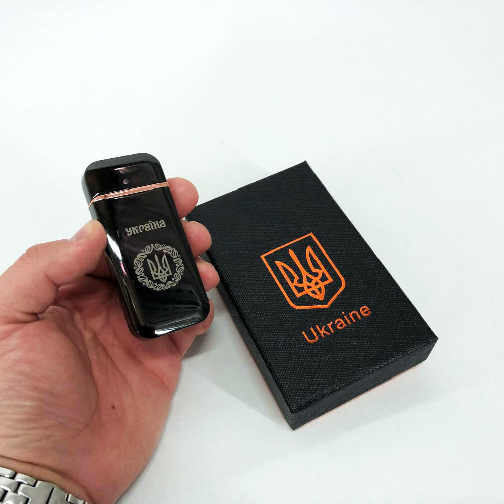 Зажигалка с сенсорным включением, Подарок зажигалка парню Экономичная с USB зарядкой SR-87 Львов - изображение 1