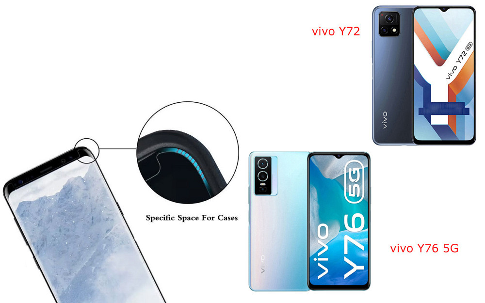 Защитное стекло HyperGlass Pro для vivo Y72 , vivo Y76 5G – максимальная чувствительность и защита Киев - изображение 3