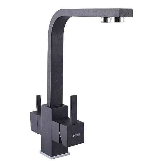 Смеситель для кухни под осмос Globus Lux LAZER GLLR-0111-1-ONIX Киев