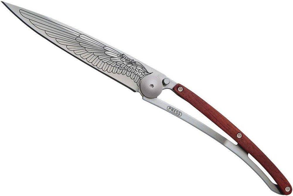 Універсальний Складаний Ніж з лазерним гравіюванням крила Deejo "37 грам" (1CB000016) Нержавіюча сталь Нововолинськ - фото 2