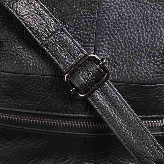 Повсякденна сумка з натуральної шкіри для жінок Vintage 22992 Чорний Київ