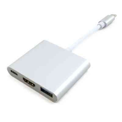 Порт-реплікатор Extradigital USB Type-C to HDMI/USB 3.0/Type-C (0.15m) (KBH1691) Вінниця