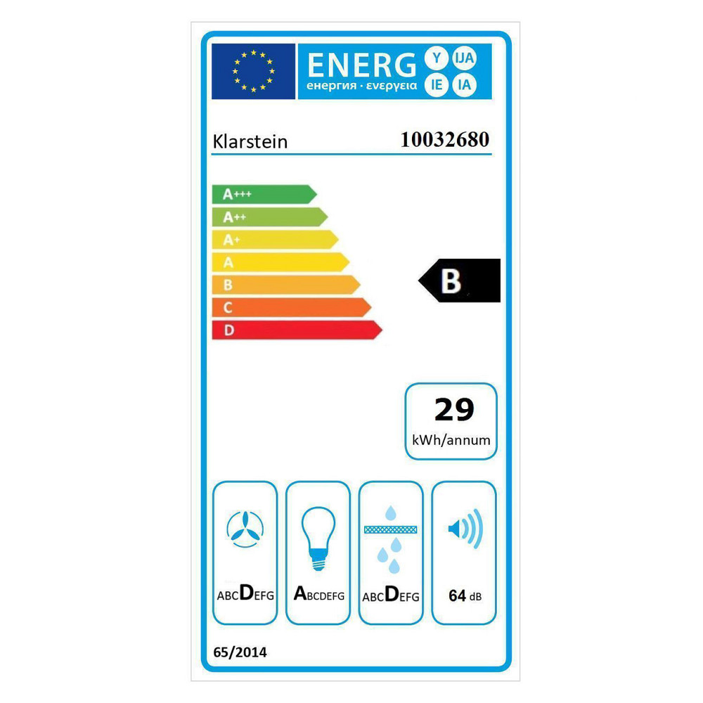 Вытяжка Galina 90 вытяжка 90см 350м³/ч LED нержавеющая сталь акриловое стекло (Германия, читать описание) Ровно - изображение 10