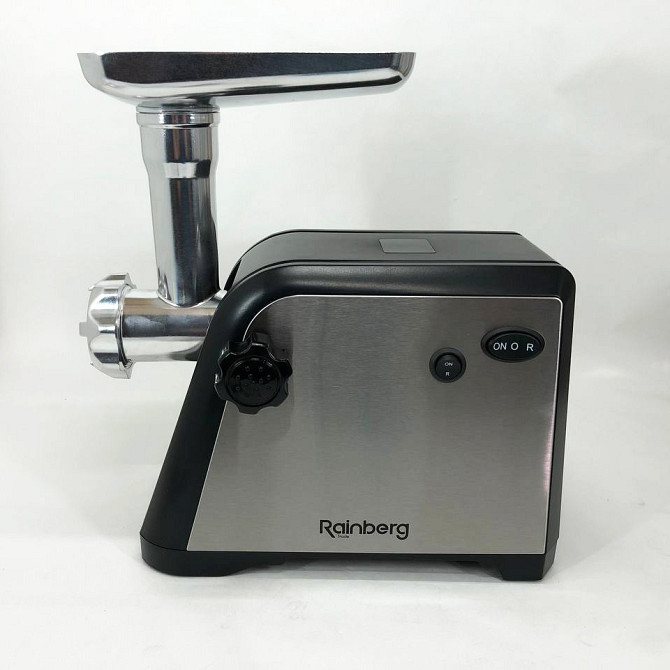 Мощная мясорубка электрическая для дома Rainberg RB-672 3000W, Мощная качественная электромясорубка NG-58 Львов - изображение 8