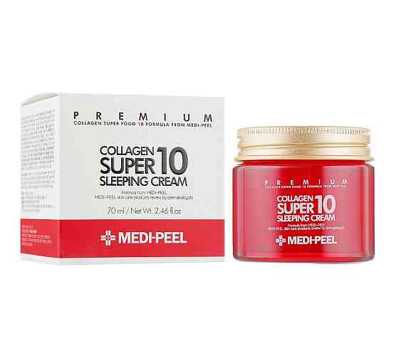 Антивіковий нічний крем з колагеном Collagen Super 10 Sleeping Cream Medi-Peel 70 мл Винница