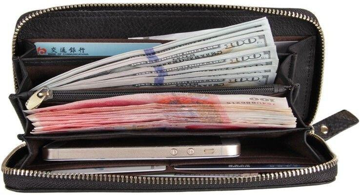 Мужской клатч Vintage 14460 Черный Киев - изображение 2