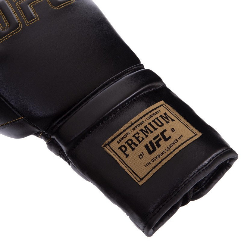 Рукавиці боксерські шкіряні на шнурівці UFC PRO Prem Lace Up UHK-75046 16 унцій Рукавички для боксу та єдиноборств Київ - фото 3