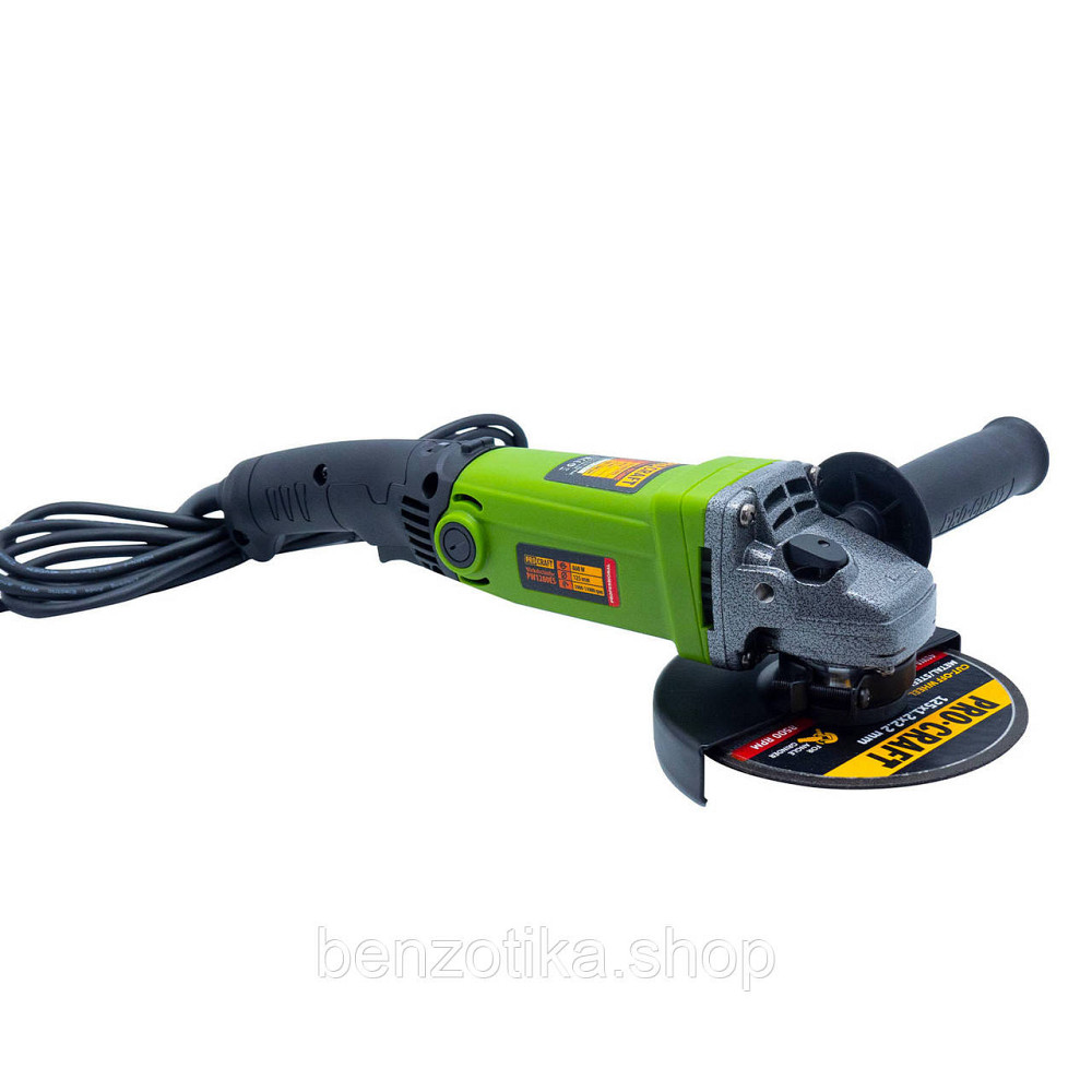 Кутошліфувальна машина Procraft PW1200ES 125 мм Київ - фото 6