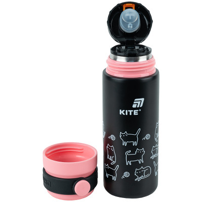 Термос Kite 500 мл, чорний (K25-1222-3) Вінниця - фото 2