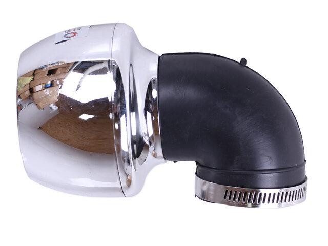 Фільтр нульовий "Turbo" хром. Ø45 мм 90° — АМ Мукачево - фото 3