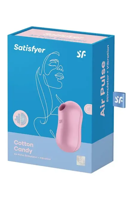 Вакуумний стимулятор із вібрацією Satisfyer Cotton Candy Lilac Львів - фото 7