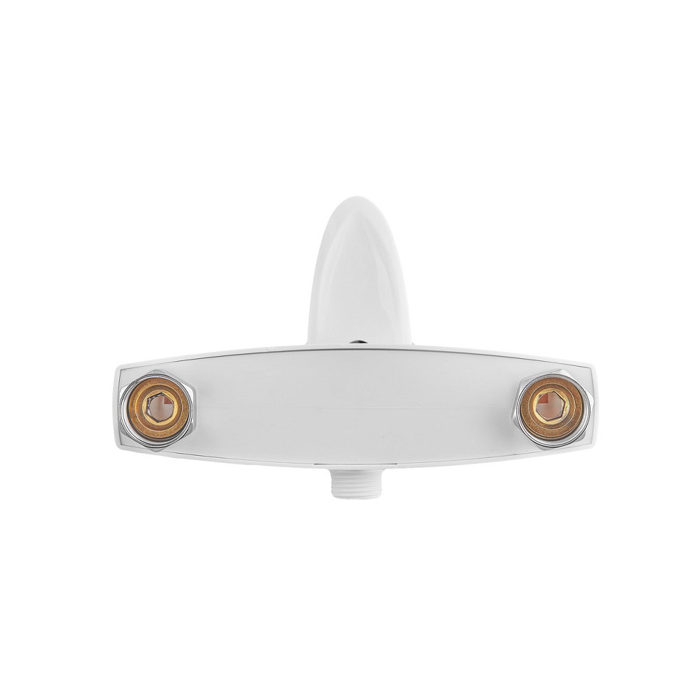 Смеситель для душа Plamix Cezar-003 SET белый с шлангом, лейкой и кронштейном (PM0665) Харьков - изображение 5