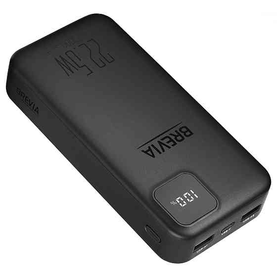 Повербанк (Power Bank) Brevia 20000mAh 22,5W, Li-Pol, LCD черный Львов