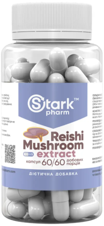 Екстракт гриба рейші Stark Pharm Reishi Mushroom Extract 600 mg 60 капс Київ