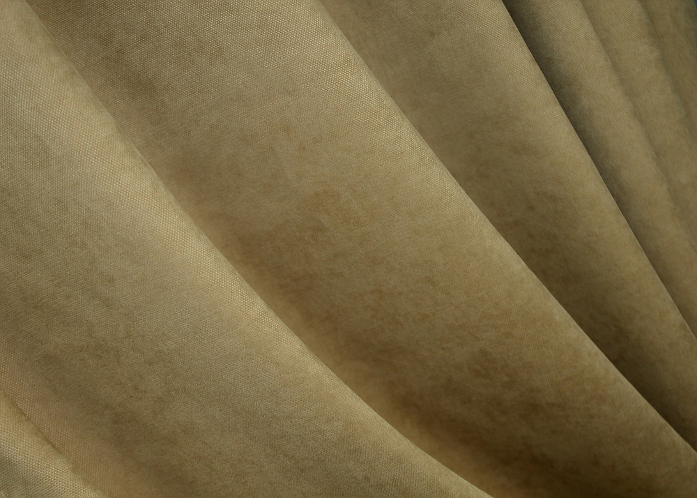 Шторна тканина мікровелюр Petek колір пісочний 1515ш Київ - фото 1