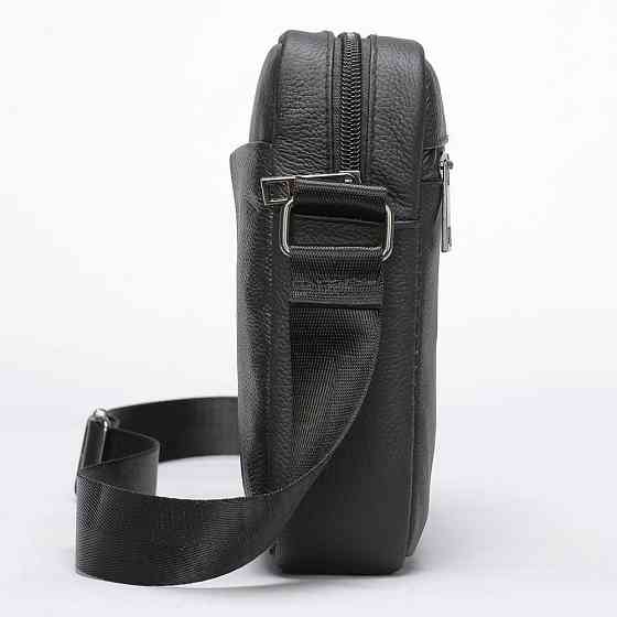 Легкая сумка-мессенджер, Мужска черная сумка, Мессенджер оригинал, Мужская уличная сумка через плечо OD-67 Ивано-Франковск