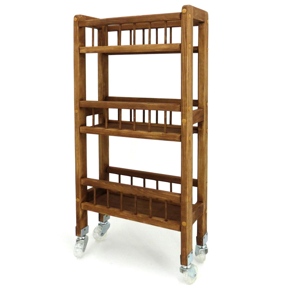 Этажерка для ванной на колёсиках 