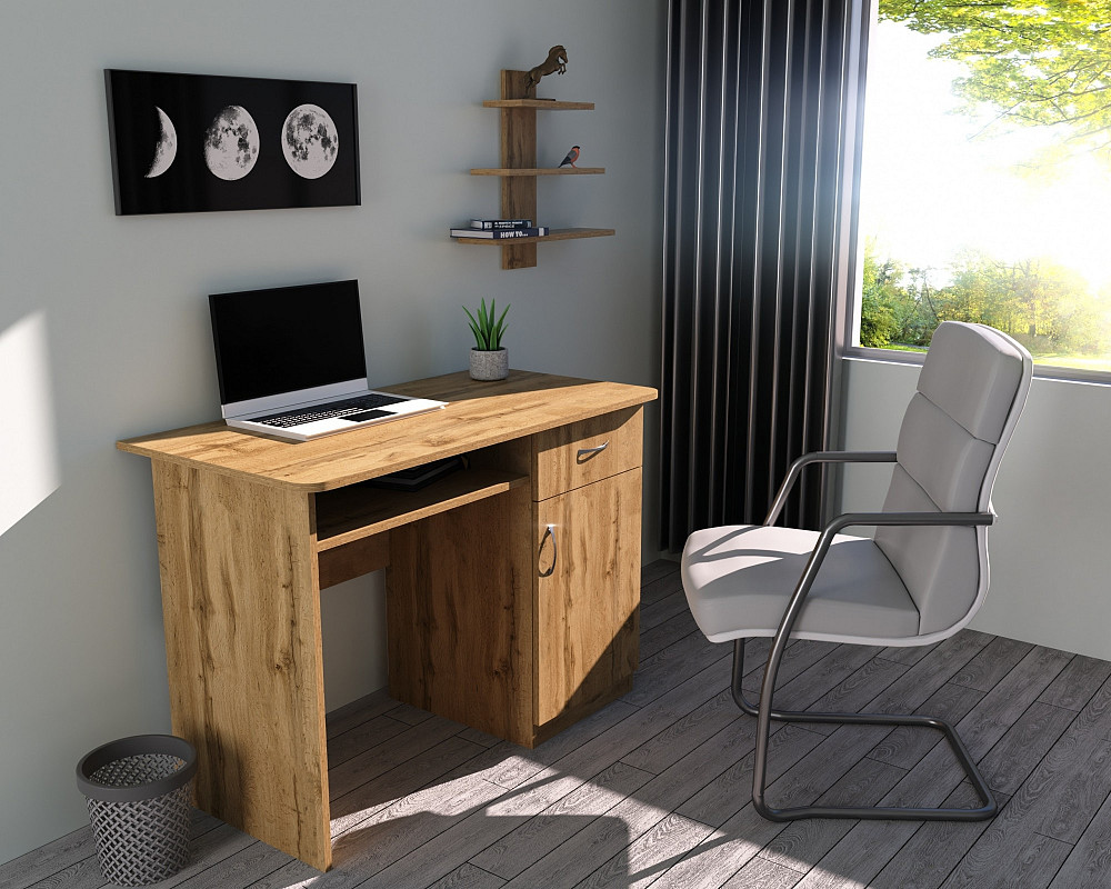 Стіл письмовий СП-1 №10, Дуб Аппалачі, 1100/550/760 Львів - фото 1