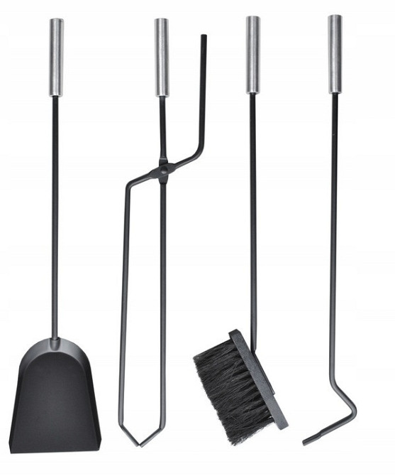 Аксессуары совок ,щипцы ,метелка и кочерга для камина 5в1 Kaminer (4165) Нововолынск - изображение 4