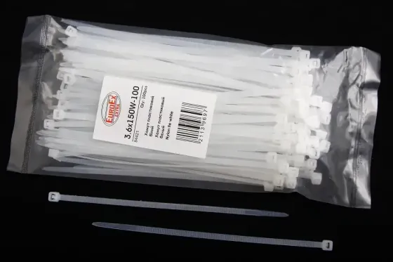 Хомут стрічковий пластм. білий 7.9*450 мм Sigma (50 шт.) Вінниця