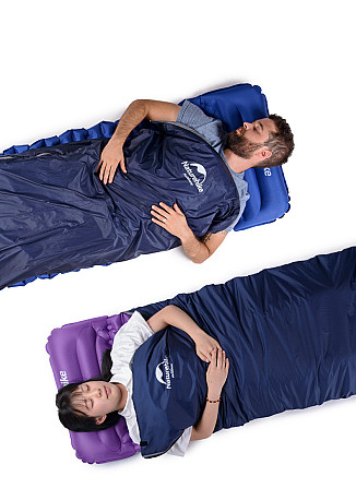 Спальник надлегкий Naturehike Ultra light LW 180 NH15S003-D, (20°C), p-p M, лівий, помаранчевий Київ - фото 5