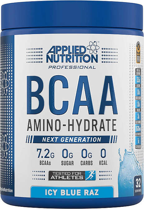 Комплекс аминокислот Applied Nutrition BCAA Powder Amino Hydrate (450g - 32 Servings) (ICY Blue Raz) Луцк - изображение 1