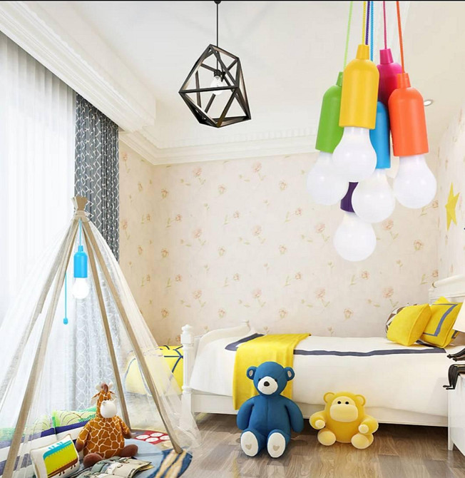 Світлодіодна лампочка на батарейках комплект BL-15418 на шнурку Mix 1158 Одеса - фото 5