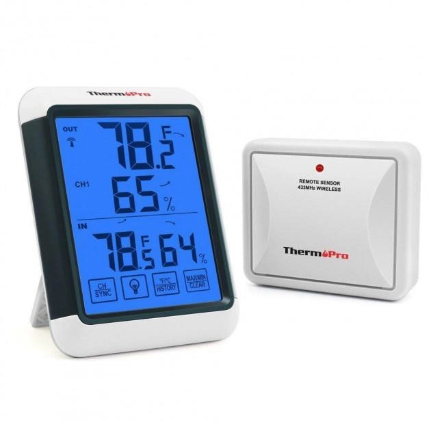 Профессиональный термогигрометр ThermoPro TP65S 250W (-20 - +70°C) WiFi с удалённым датчиком Винница - изображение 1