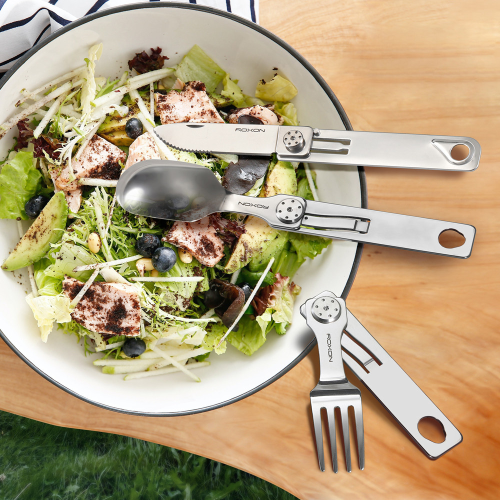 Набір столових приборів Roxon C1S 3 in1 (ложка, виделка, ніж), нержавіюча сталь Киев - изображение 7