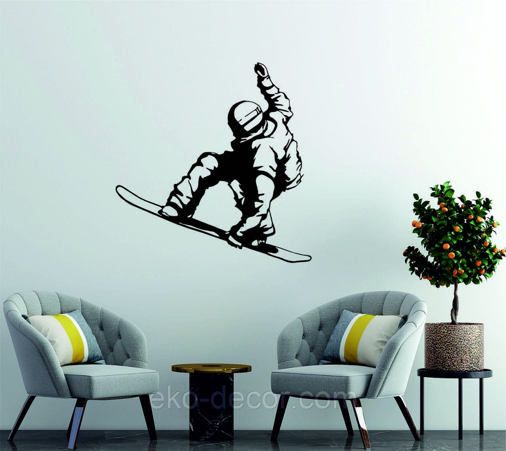 Декоративне настінне Панно «Сноуборд», Декор на стіну Київ - фото 3