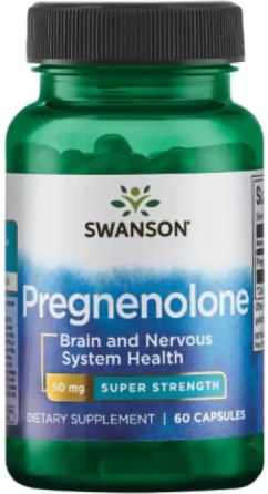 Прегненолон Swanson Pregnenolone 50mg 60 капс Киев