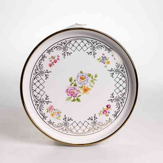 Столовий набір посуду тарілок і чашок 32 предмети на 6 персон «Золотий Кант» порцеляновий TH-32 SBR Київ