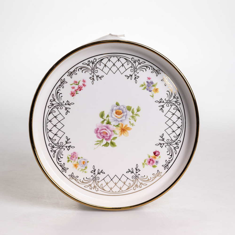 Столовий набір посуду тарілок і чашок 32 предмети на 6 персон «Золотий Кант» порцеляновий TH-32 SBR Київ - фото 4