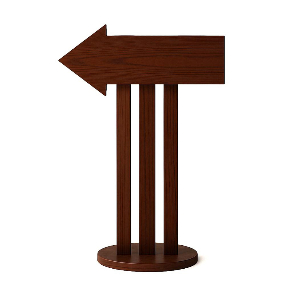 Напольная стрелка-указатель 