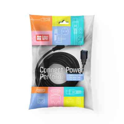 Дата кабель USB 3.0 AM/AF 1.8m black ColorWay (CW-CBUF075-BK) Винница