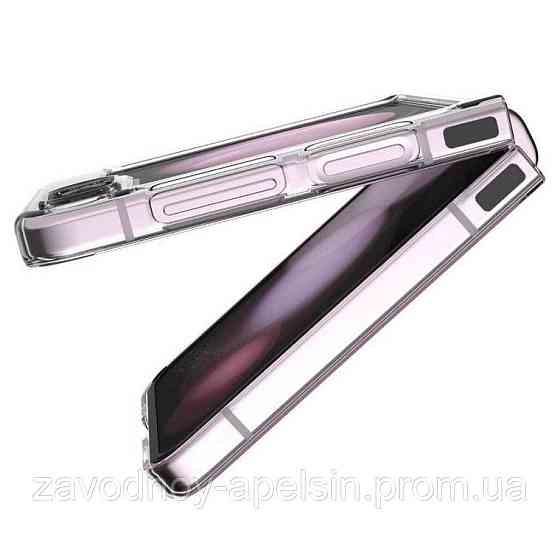 Чохол книжка Samsung Galaxy Z Flip6 Шкіряний (чорний) Одеса