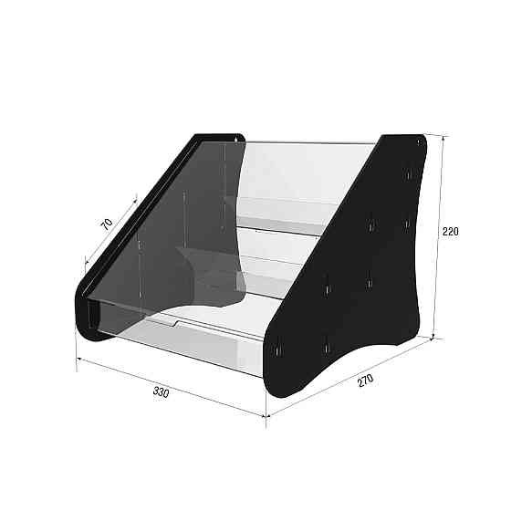 Подставка , горка под макаруны EKOSTAR на 3 полки Киев