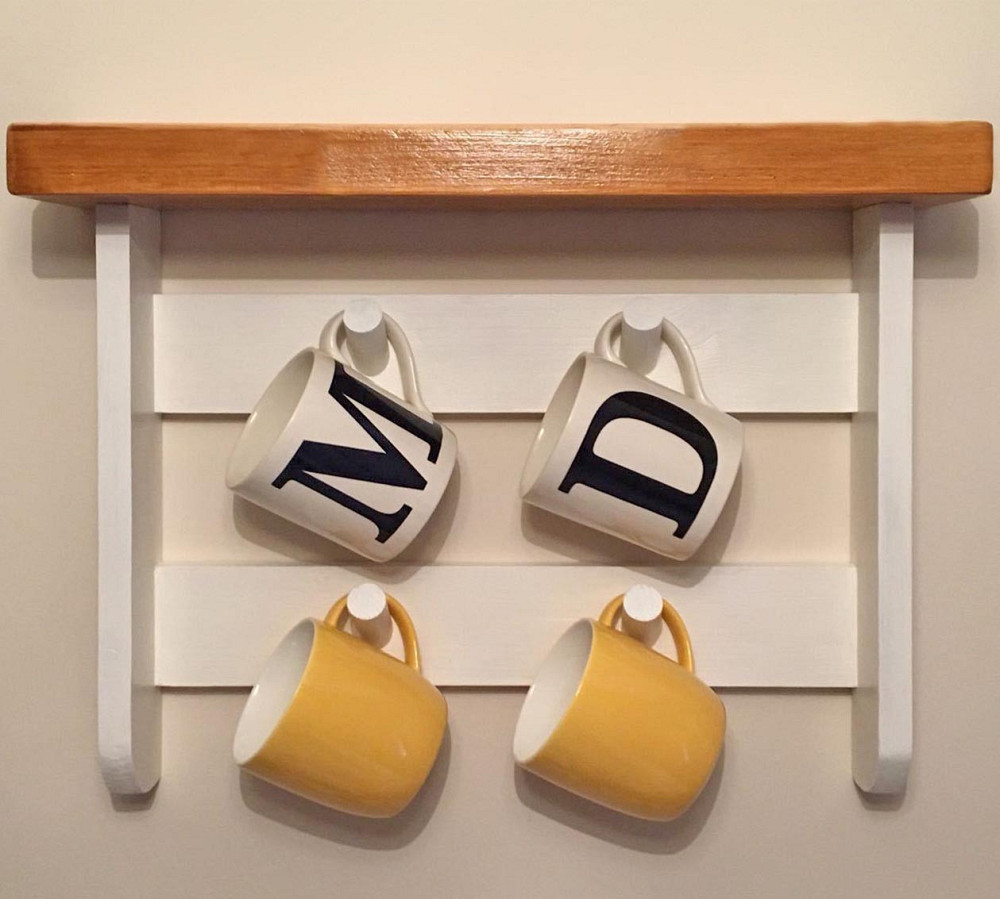 Полиця для чашок "Макеніс" зефір-охра Миколаїв - фото 1