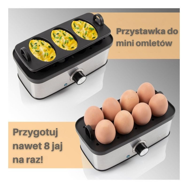 Яйцеварка для приготування до 8 яєць та омлетів ProfiCook PC-EK (1275) Нововолинськ - фото 4